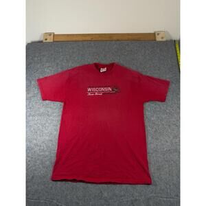 Vintage Wisconsin Badgers Rose Bowl T-Shirt Mens Size Large 2000 USA